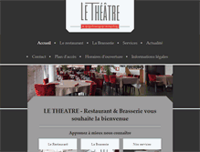Tablet Screenshot of letheatre-restaurants.com